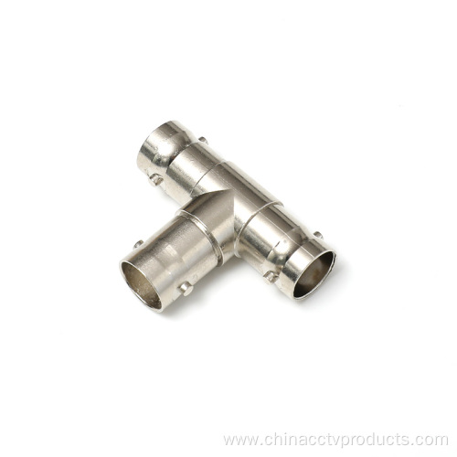 BNC to Double BNC Female T Type Connector